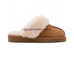 UGG SLIPPER COQUETTE CHESTNUT