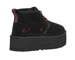 UGG NEUMEL HERITAGE PLATFORM BLACK