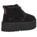 UGG NEUMEL HERITAGE PLATFORM BLACK