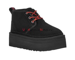 UGG NEUMEL HERITAGE PLATFORM BLACK