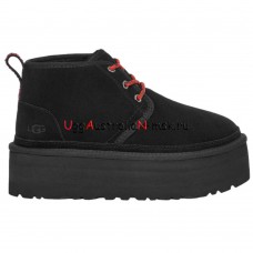 UGG NEUMEL HERITAGE PLATFORM BLACK