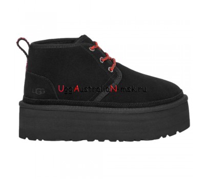 UGG NEUMEL HERITAGE PLATFORM BLACK