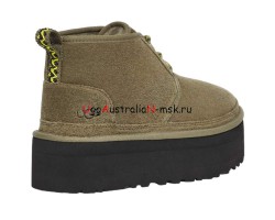 UGG NEUMEL HERITAGE PLATFORM BURNT OLIVE