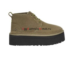 UGG NEUMEL HERITAGE PLATFORM BURNT OLIVE