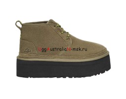 UGG NEUMEL HERITAGE PLATFORM BURNT OLIVE