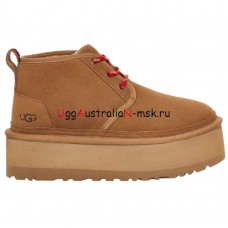 UGG NEUMEL HERITAGE PLATFORM CHESTNUT