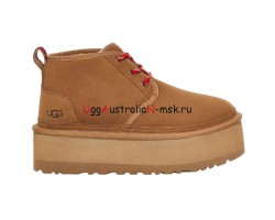 UGG NEUMEL HERITAGE PLATFORM CHESTNUT