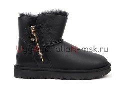 UGG BAILEY ZIP MINI BOOT METALLIC BLACK