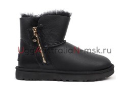 UGG BAILEY ZIP MINI BOOT METALLIC BLACK