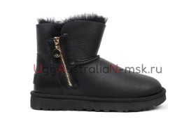 UGG BAILEY ZIP MINI BOOT METALLIC BLACK