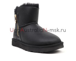 UGG BAILEY ZIP MINI BOOT METALLIC BLACK