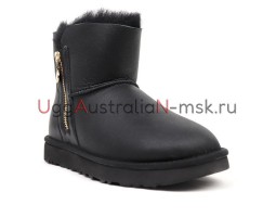 UGG BAILEY ZIP MINI BOOT METALLIC BLACK