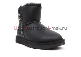 UGG BAILEY ZIP MINI BOOT METALLIC BLACK