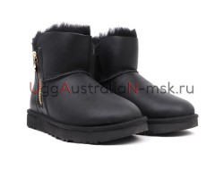 UGG BAILEY ZIP MINI BOOT METALLIC BLACK