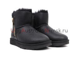 UGG BAILEY ZIP MINI BOOT METALLIC BLACK