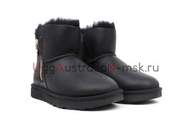 UGG BAILEY ZIP MINI BOOT METALLIC BLACK