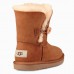 UGG KIDS BAILEY BUTTON CHESTNUT