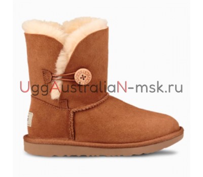 UGG KIDS BAILEY BUTTON CHESTNUT