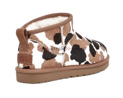 CLASSIC ULTRA MINI COW PRINT CHESTNUT