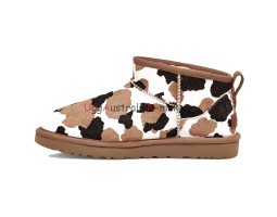 CLASSIC ULTRA MINI COW PRINT CHESTNUT