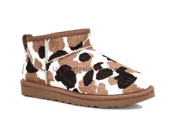 CLASSIC ULTRA MINI COW PRINT CHESTNUT