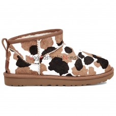 CLASSIC ULTRA MINI COW PRINT CHESTNUT