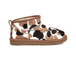 CLASSIC ULTRA MINI COW PRINT CHESTNUT