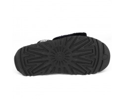 UGG  WOMEN'S DISCO SLIDE SEASHELL BLACK