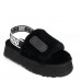 UGG  WOMEN'S DISCO SLIDE SEASHELL BLACK