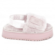 UGG  WOMEN'S DISCO SLIDE SEASHELL PINK