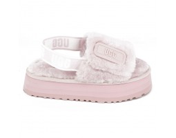 UGG  WOMEN'S DISCO SLIDE SEASHELL PINK
