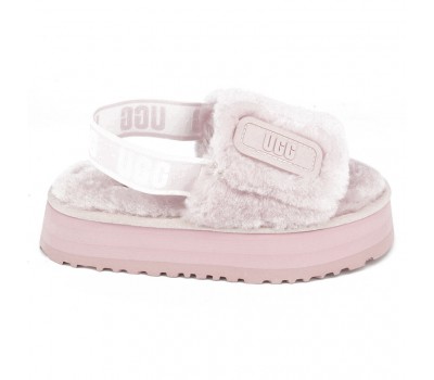 UGG  WOMEN'S DISCO SLIDE SEASHELL PINK