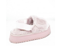 UGG  WOMEN'S DISCO SLIDE SEASHELL PINK