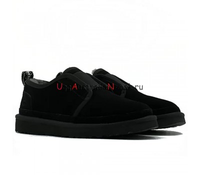 UGG MENS SLIPPERS FLEX BLACK