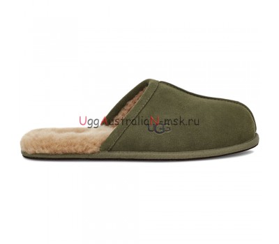 UGG MENS SCUFF SLIPPER BURNT OLIVE