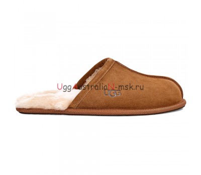 UGG MENS SCUFF SLIPPER CHESTNUT