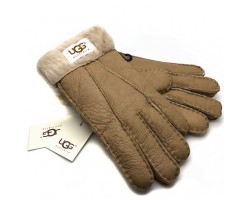 ПЕРЧАТКИ  UGG  GLOVES SAND METALLIC