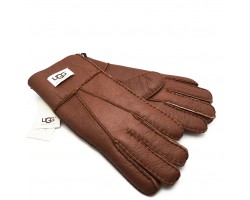 ПЕРЧАТКИ  UGG  GLOVES CHESTNUT METALLIC