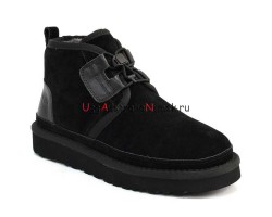  UGG MENS NEUMEL GHILLIE BLACK