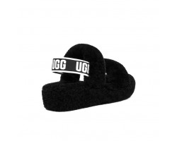 UGG OH YEAH SLIDERS BLACK