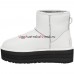 CLASSIC MINI PLATFORM LEATER WHITE BLACK