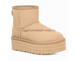 UGG CLASSIC MINI PLATFORM SAND