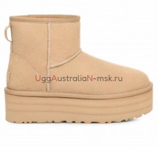 UGG CLASSIC MINI PLATFORM SAND