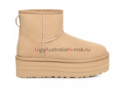 UGG CLASSIC MINI PLATFORM SAND