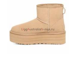 UGG CLASSIC MINI PLATFORM SAND