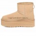 UGG CLASSIC MINI PLATFORM SAND