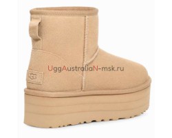 UGG CLASSIC MINI PLATFORM SAND