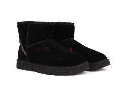 UGG MEN CLASSIC MINI DECO BLACK