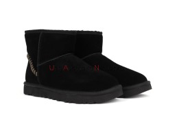 UGG MEN CLASSIC MINI DECO BLACK