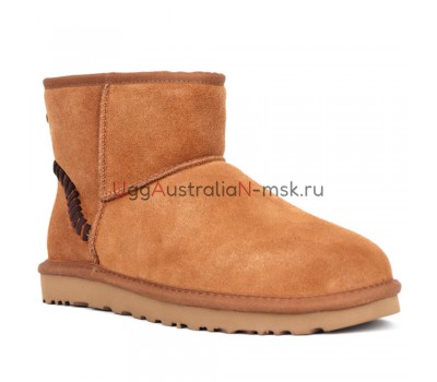 UGG MEN CLASSIC MINI DECO CHESTNUT